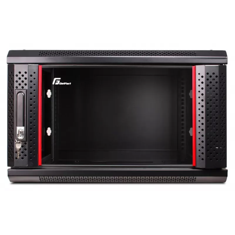 GETFORT WGF06-64EH-WGB 19 inch 6U Wall Mount Rack Cabinet 600x450mm Black