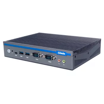 Giada DF612 Fanless Mini PC, Intel Core i5-1235U, 2x DDR4 SO-DIMM, 2x 2.5GbE LAN, Dual COM, 4K Dual Display, Aluminum Chassis, Barebone