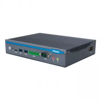 Giada DF613-I Intel Core i5-1335U Fanless Mini PC Barebone, 4x 4K Display, Dual GbE, DDR5, 2x M.2, VESA Mount, No RAM/Storage/OS