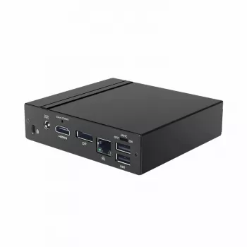 Giada VM23 Fanless 4K Digital Signage Media Player - Intel Celeron J3160, 4GB RAM, 64GB SSD, Dual HDMI, DisplayPort, Dual GbE, VESA Mount
