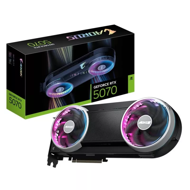 Gigabyte AORUS GeForce RTX 5070 INFINITY 12GB GDDR7 Graphics Card