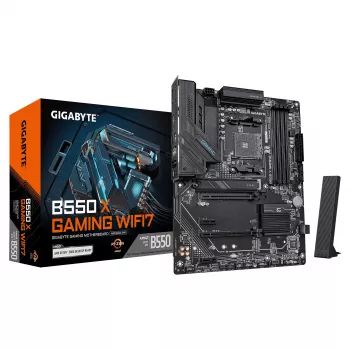 Gigabyte B550 X GAMING WIFI7 Motherboard for AMD AM4, DDR4, Wi-Fi 7, M.2, HDMI