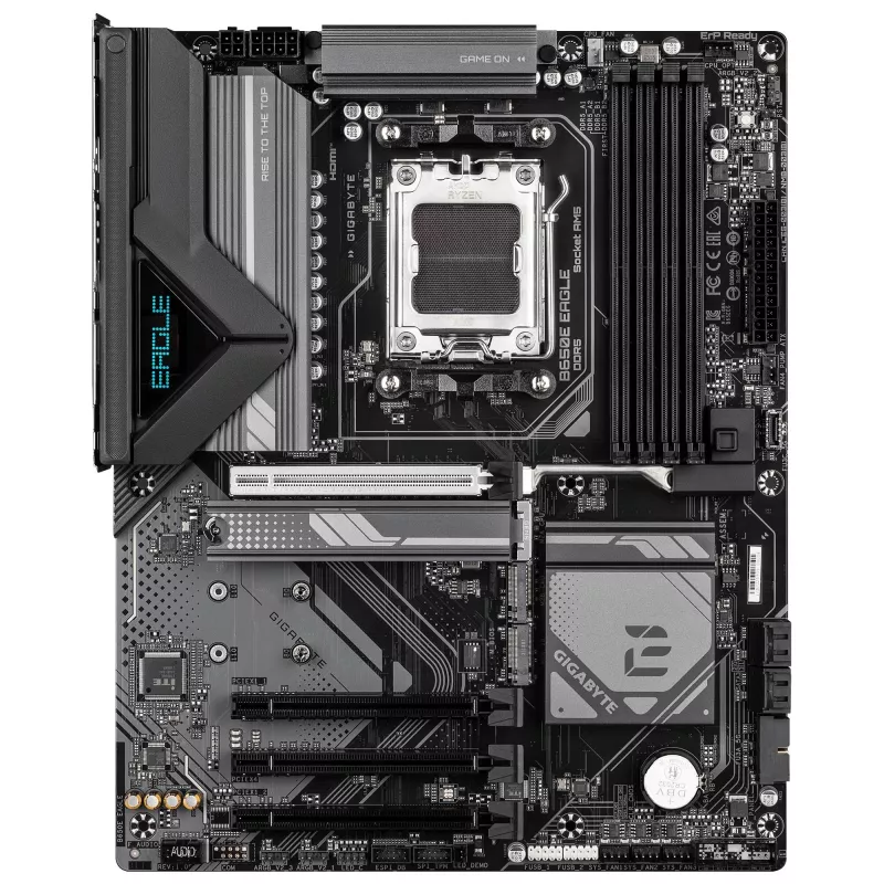 GIGABYTE B650E EAGLE AM5 ATX Motherboard, DDR5, PCIe 5.0, 2.5GbE, Wi-Fi 6E