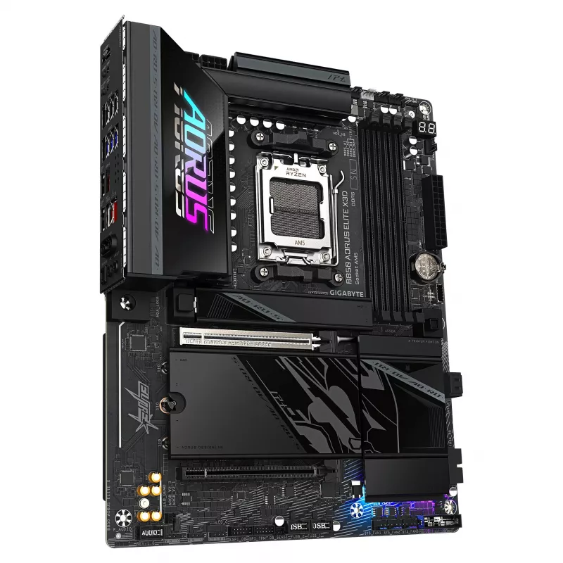 GIGABYTE B850 AORUS ELITE X3D AM5 ATX Motherboard, DDR5, 4xDIMM, HDMI, 2.5GbE, Wi-Fi 6E