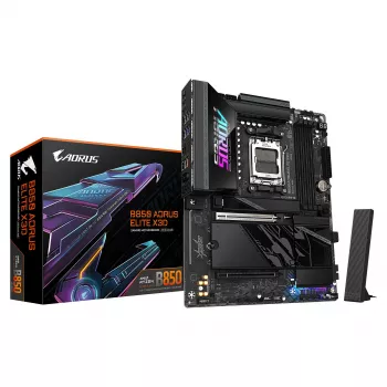 GIGABYTE B850 AORUS ELITE X3D AM5 ATX Motherboard, DDR5, 4xDIMM, HDMI, 2.5GbE, Wi-Fi 6E