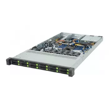GIGABYTE R164-AG0-AAV1 1U Rack Server, Single Socket SP5, AMD EPYC 9004, 12x DDR5, 4x 3.5 inch Hot-Swap, 2x 800W Redundant PSU