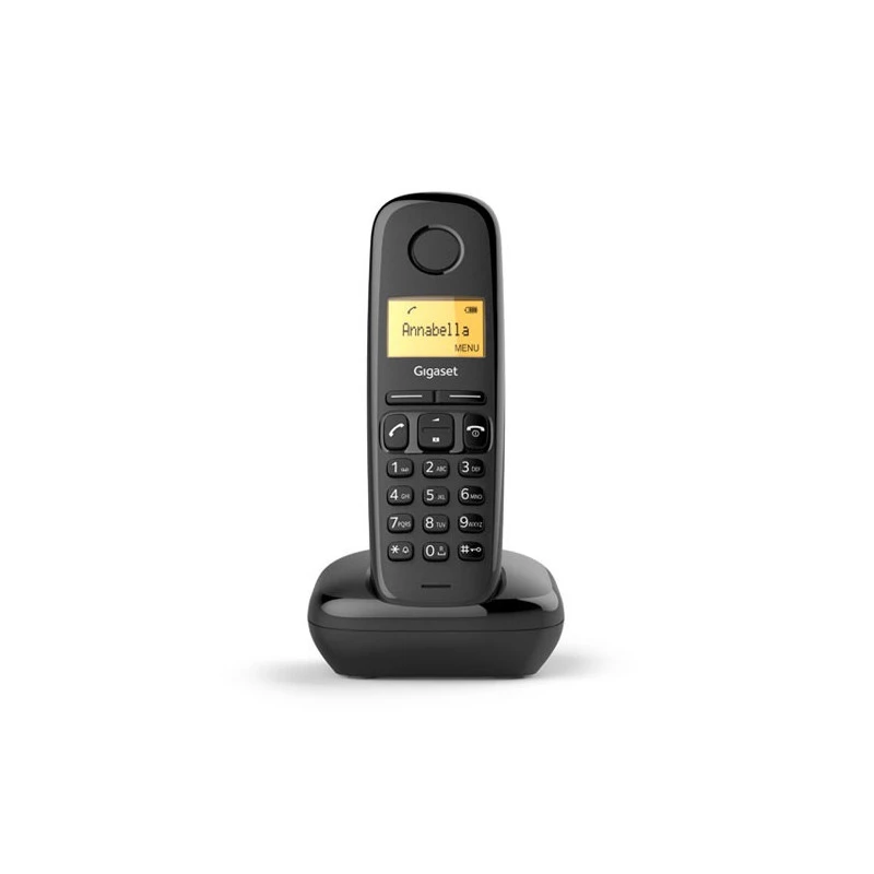 Gigaset A170 Duo Black DECT Cordless Phone with Answering Machine, 2 Handsets, ECO DECT