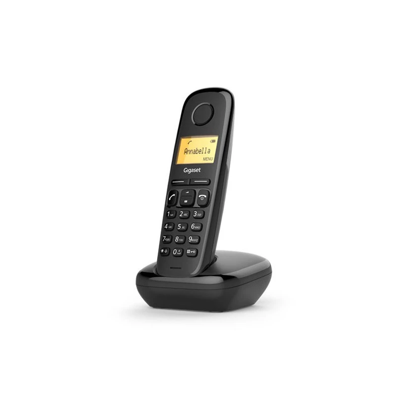 Gigaset A170 Duo Black DECT Cordless Phone with Answering Machine, 2 Handsets, ECO DECT