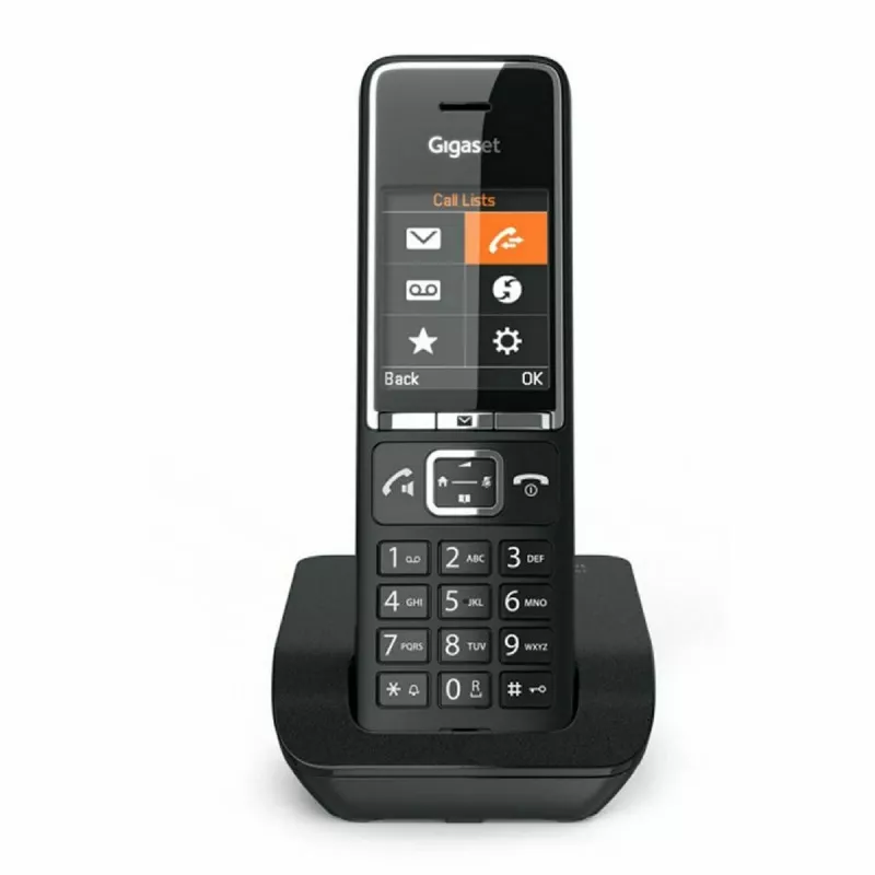 Gigaset Comfort 550 DECT Cordless Phone - Black Chrome