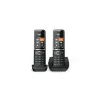 Gigaset Comfort 550 Duo Black Chrome DECT Cordless Phone (2 Handsets)