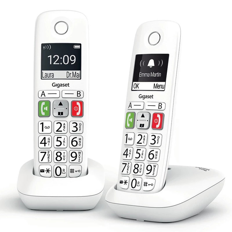 Gigaset E290 Cordless DECT Phone White