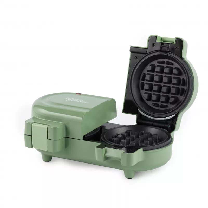Giles & Posner EK5922GSGRVDE Double Waffle Maker - 1200W, Non-Stick, Black/Silver