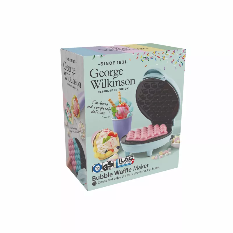 Giles & Posner EK6663GSBLVDE Bubble Waffle Maker