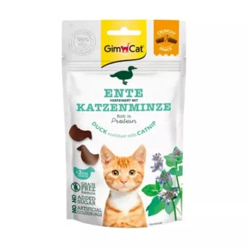 GimCat Crunchy Snacks Duck enriched with Catnip 50g
