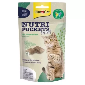 GimCat Nutri Pockets Insect with Catnip 60g