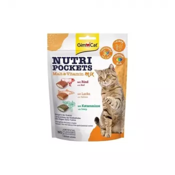 GimCat Nutri Pockets Malt & Vitamin Mix Cat Treats 150g