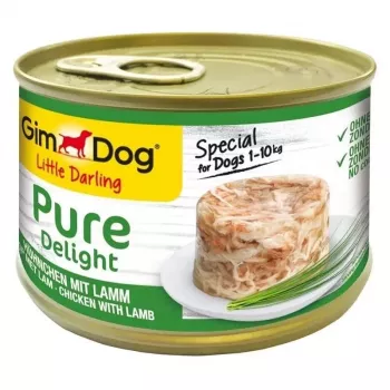 GimCat Pure Delight Chicken with Lamb Complementary Wet Cat Food, 150 g Pouch