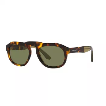 GIORGIO ARMANI AR8173-50922A Men's Square Sunglasses Matte Black Grey Gradient 52mm