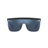 GIORGIO ARMANI Men's Sunglasses AR8169-504255 Matte Black Dark Grey Pilot Square