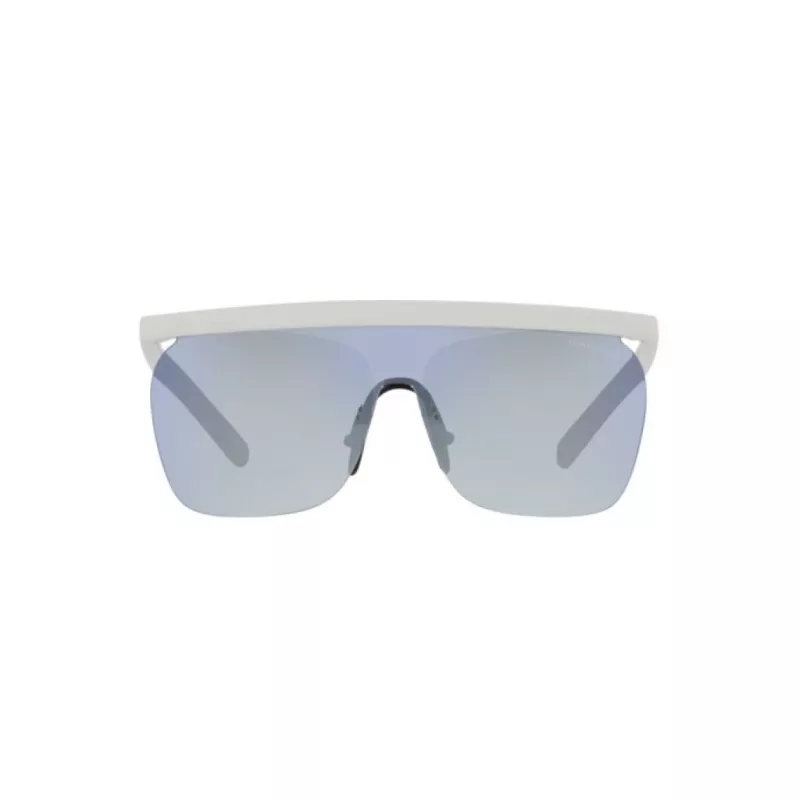 Giorgio Armani Men's Sunglasses AR8169-5344D6 Square Frame Transparent Grey Dark Grey UV400