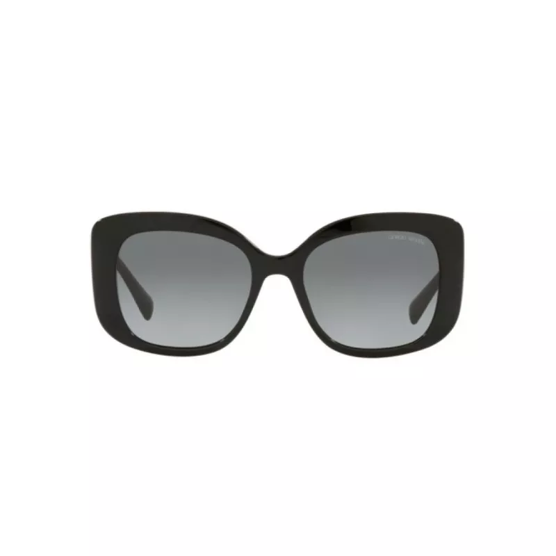 GIORGIO ARMANI SUNGLASSES AR8150-500111 Men's Black Acetate Frame Grey Polycarbonate Lenses 53/18/140 mm