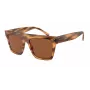 GIORGIO ARMANI SUNGLASSES AR8177-592173 Unisex Havana Brown Square Acetate 52/20/140 mm