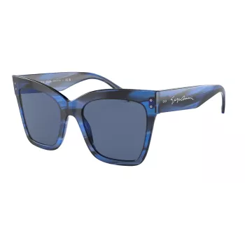 GIORGIO ARMANI Women's Sunglasses AR8175-595380 Havana Acetate Butterfly Cat-Eye 54/20/140 mm