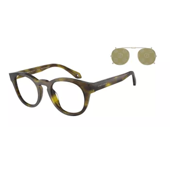 GIORGIO ARMANI Women's Sunglasses AR8190U59871W - Rectangular Acetate Frame, Grey Lenses, 50/19/140 mm