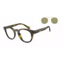 GIORGIO ARMANI Women's Sunglasses AR8190U59871W - Rectangular Acetate Frame, Grey Lenses, 50/19/140 mm