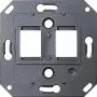 Gira 019100 Support Ring for AMP/RADIALL Data Jack - Black (System 55)