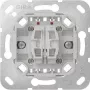 Gira 312800 2-Pole Changeover Push-Button Insert, 10A 250V AC, Screw Terminals, Flush-Mount