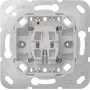 GIRA 381600 Changeover Switch Insert, 1-Pole, 10 A, 250 V AC, Flush-Mounted, Without Claws, for System 55