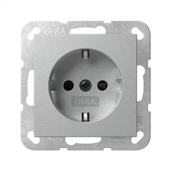 GIRA 445326 SCHUKO Socket Outlet SH System 55 F Alu