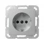 GIRA 445326 SCHUKO Socket Outlet SH System 55 F Alu
