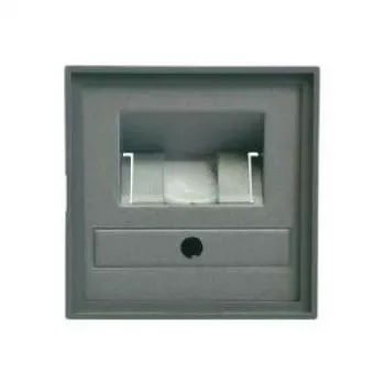 GIRA Cover for UAE/IAE/ISDN Socket System 55, Standard 55, E2, Event, Event Klar, Event Opak, Esprit, ClassiX Alum (027026)