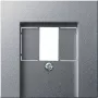 Gira Cover Plate for TAE Socket, System 55, Aluminium 027626