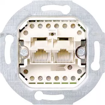 Gira Data Socket Insert UAE/IAE/ISDN Standard 55, E2, Event Klar, Event, Event Opak, Esprit, ClassiX, System 55 019000