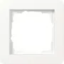 Gira E2 1-Gang Cover Frame, Pure White Matt 0211151
