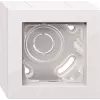 Gira E2 Surface-Mounted Housing 1-Gang with Frame, Pure White 106129