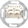 Gira Support Ring with Central Plate for UAE/IAE/ISDN Sockets, System 55, E2, Event, Esprit, ClassiX, F100, 1-Gang, Flush-Mounted, 50x50 mm Opening, Halogen-Free Thermoplastic 018700