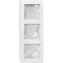 Gira Surface-Mounted Housing 3-Gang Pure White 106329