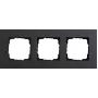 Gira System 55 2-Gang Cover Plate Pure White Glossy 0213226