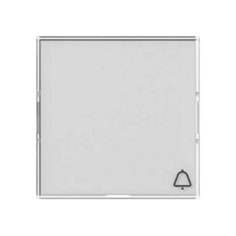 Gira System 55 Rocker with Bell Symbol, 55 x 55 mm, Pure White Glossy (367900)