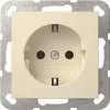 Gira System 55 SCHUKO Socket Outlet Cream White (418801)