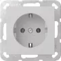 Gira System 55 SCHUKO Socket Outlet Grey Matt 4188015