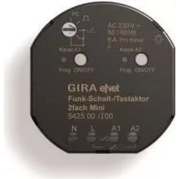 GIRA Wireless Switching/Push-button Actuator Mini 2-channel 542500