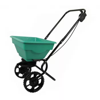 GIRMI Greenmill Garden Rotary Spreader on Wheels 15L