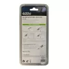 GIZZU 1.8m Nano Combination Lock Security Cable - 4-Digit Resettable, Braided Steel, for Kensington Nano Slot Devices (Black/Silver)