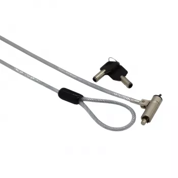 GIZZU 1.8m Nano Key Lock Security Cable with Key - Black