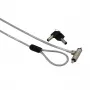 GIZZU 1.8m Nano Key Lock Security Cable with Key - Black